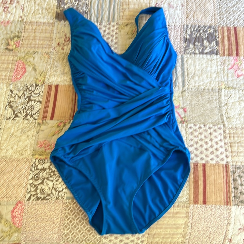 Gottex Blue Swimsuit Size 10